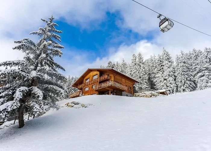 Luxury Dağ evi Crans-Montana